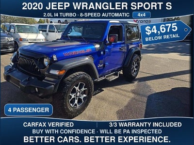 2020 Jeep Wrangler Sport S