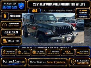 2021 Jeep Wrangler Unlimited Willys