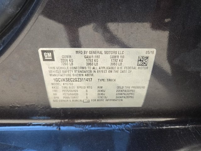 2016 Chevrolet Silverado 1500 LTZ