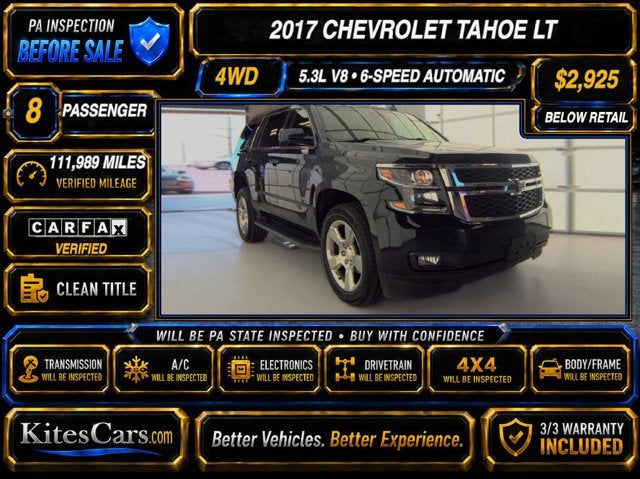 2017 Chevrolet Tahoe LT