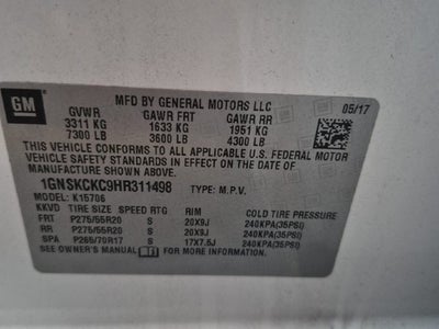 2017 Chevrolet Tahoe Premier