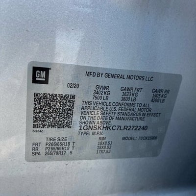 2020 Chevrolet Suburban LT