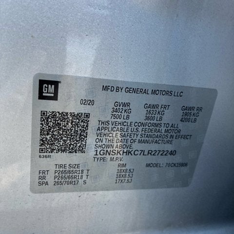 2020 Chevrolet Suburban LT