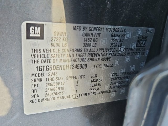 2017 GMC Canyon 4WD SLT