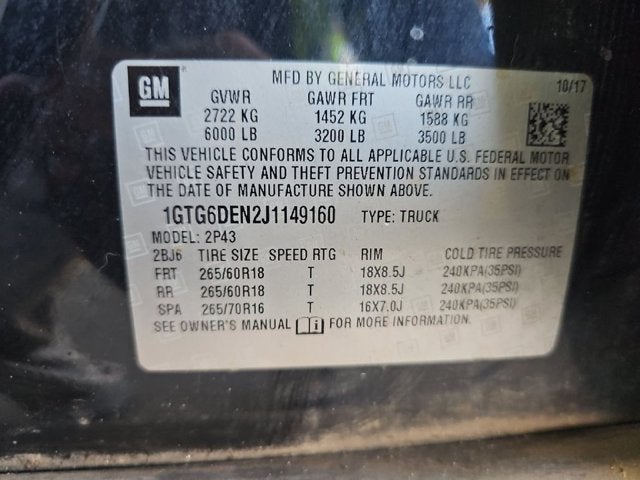 2018 GMC Canyon 4WD SLT