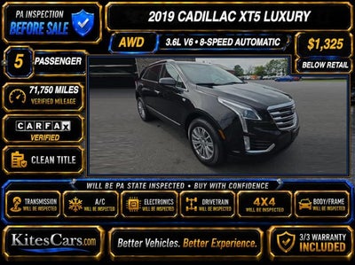 2019 Cadillac XT5 Luxury AWD