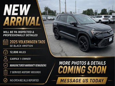2025 Volkswagen Taos SE Black