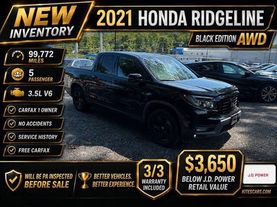 2021 Honda Ridgeline Black Edition