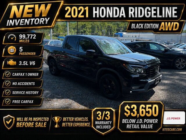 2021 Honda Ridgeline Black Edition