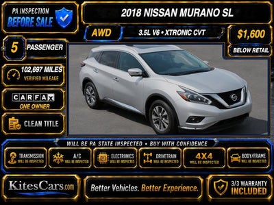 2018 Nissan Murano SL