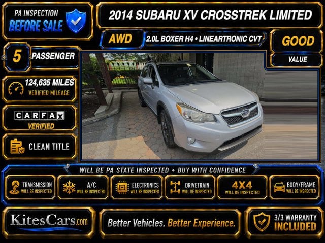 2014 Subaru XV Crosstrek Limited